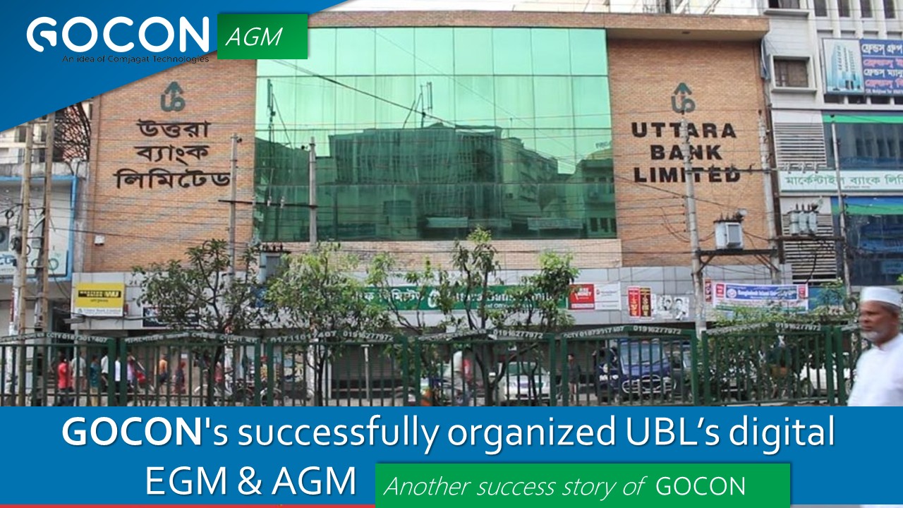 GOCON’s successfully organized UBL’s virtual EGM & AGM