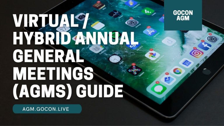 Virtual / Hybrid Annual General Meetings (AGMs) Guide